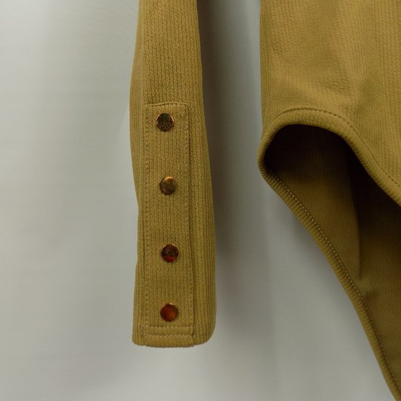 LoveLA Lura Ribbed Bodysuit in Tan NWT Multiple Sizes - Picture 3 of 9